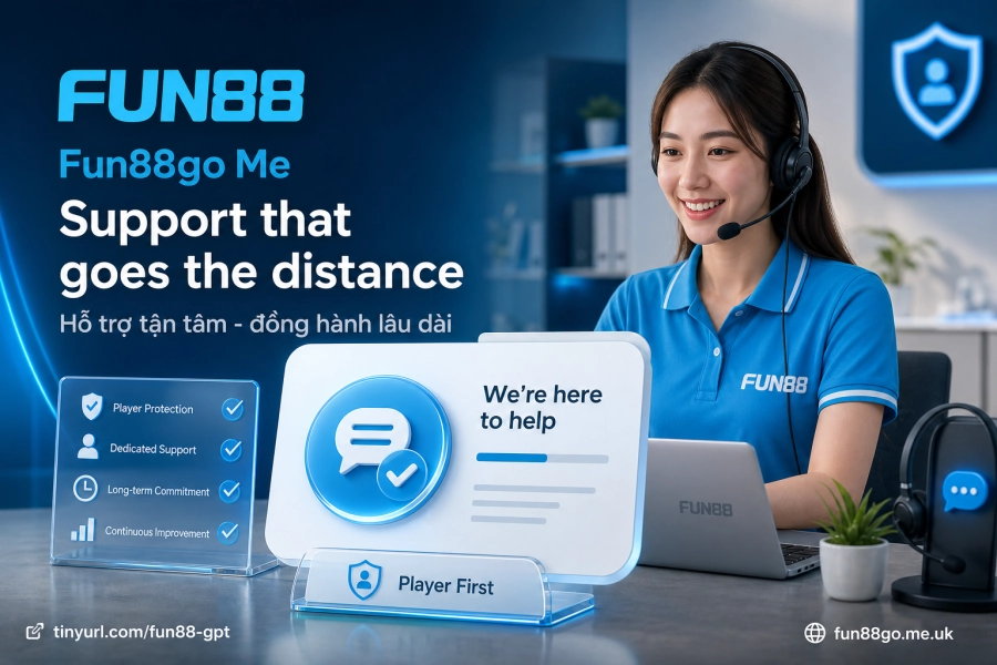 hỗ trợ người chơi Fun88 cam kết bảo vệ sức khỏe tinh thần cộng đồng