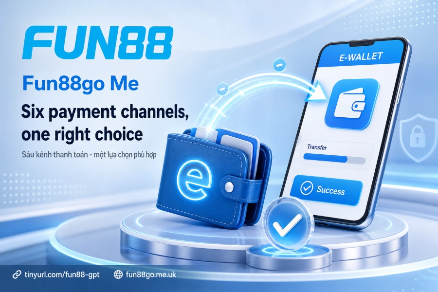 phương thức nạp tiền Fun88 hạn mức QR Pay ngân hàng ví điện tử
