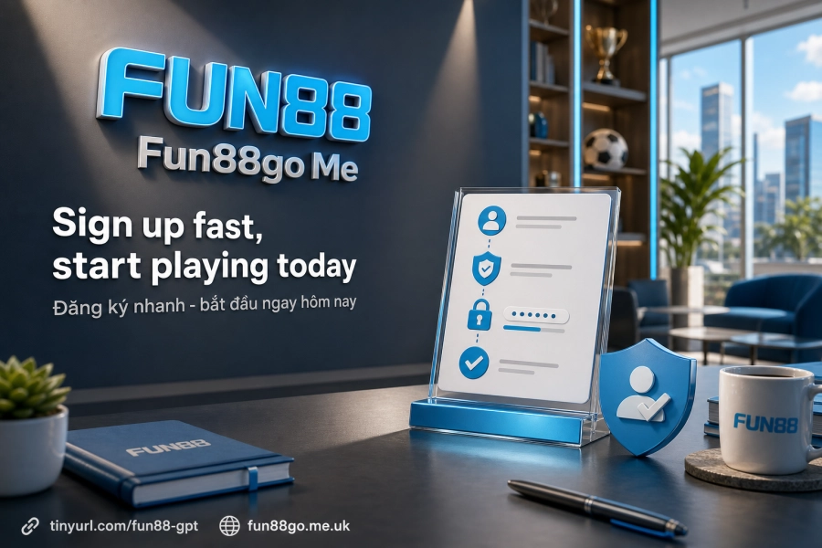 đăng ký tài khoản Fun88 nền tảng cá cược uy tín giấy phép quốc tế